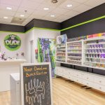 Wnętrze sklepu Vape Shop w M1 Marki