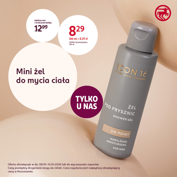 Grafika promocyjna marki Rossmann. Żel pod prysznic for men icon 16.